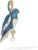 Annoushka Blue Bird Locket Charm – 18ct Yellow Gold with Blue Topaz, Sapphire & Black Diamonds